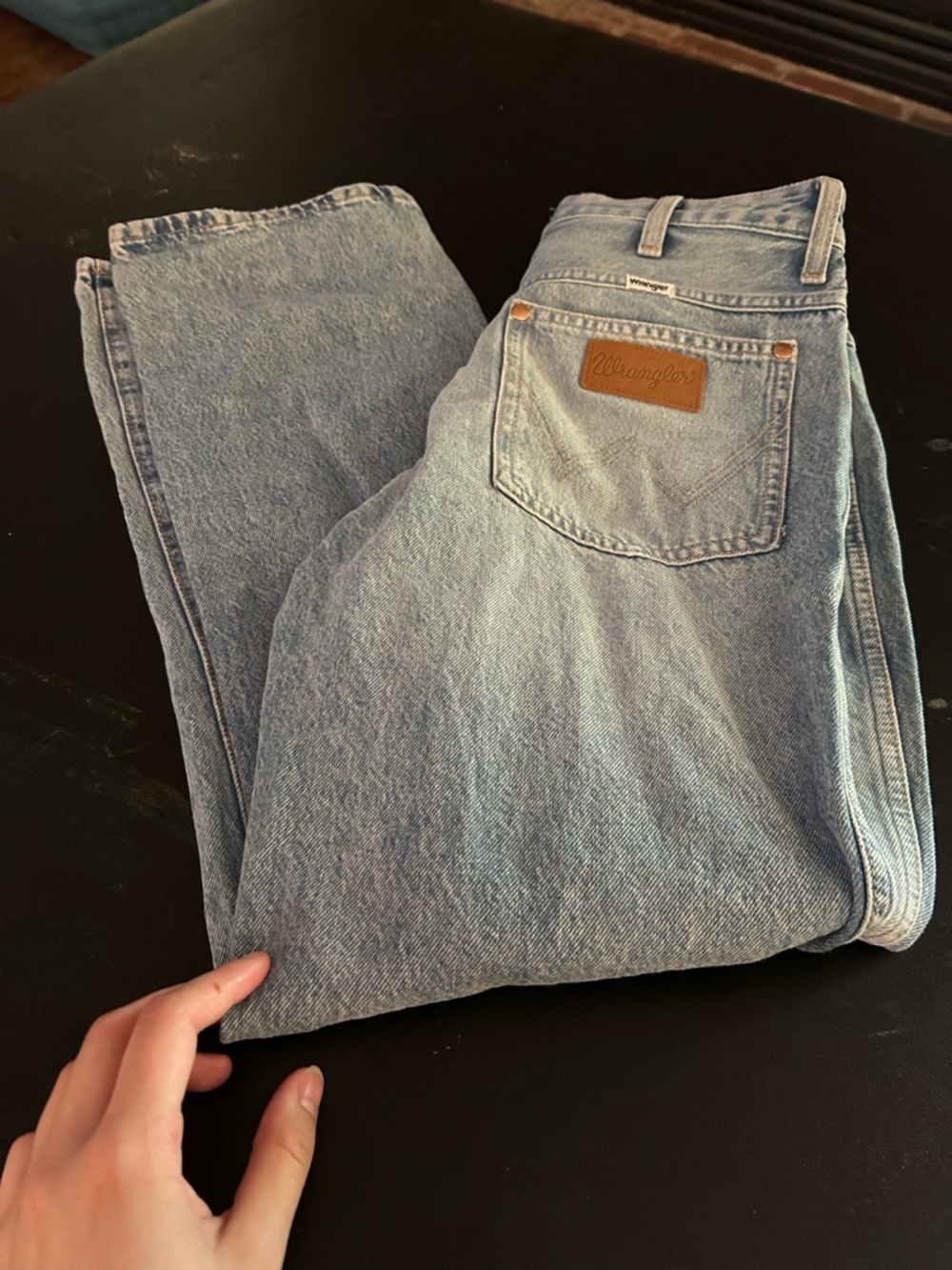 Wrangler Light Blue Straight Leg Jeans
